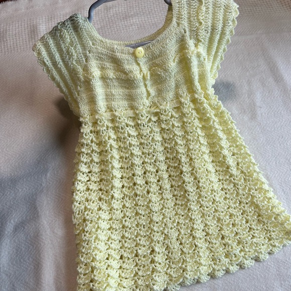 Hand Knitted Baby Dress - Picture 5 of 11